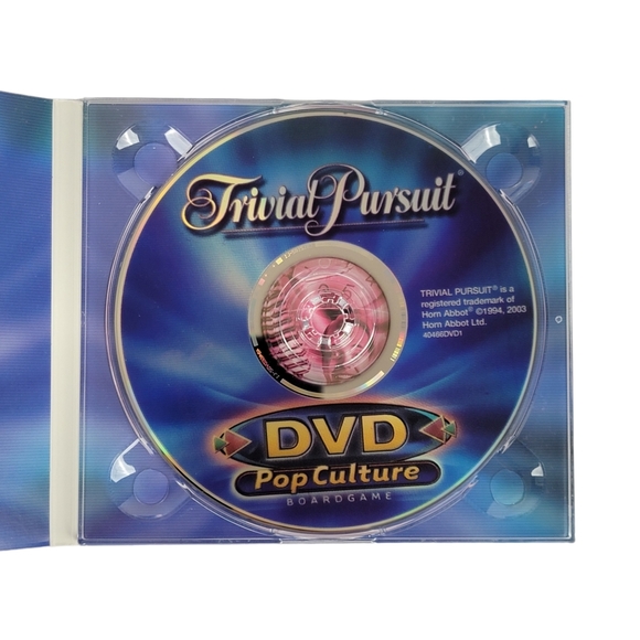 Trivial Pursuit DVD Pop Culture Board Game Parker Brothers 2003 Edition - Picture 5 of 12